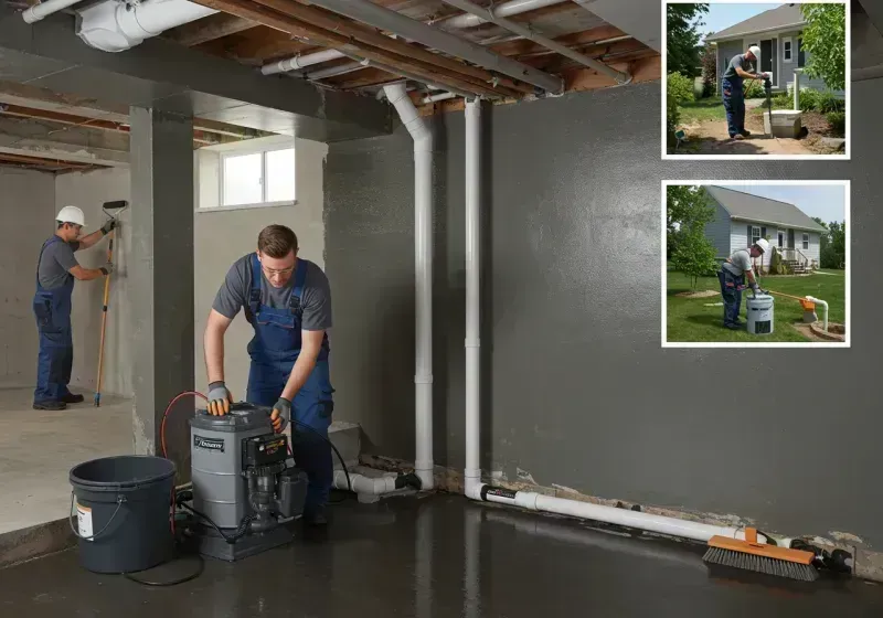 Basement Waterproofing and Flood Prevention process in Martin County, IN